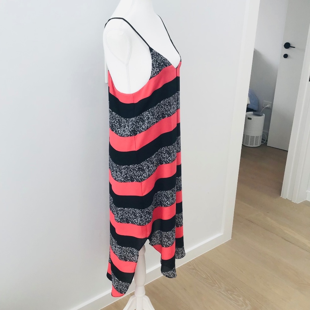 EIGHT SIXTY size 8-10 dress with spaghetti straps, black, pink and white - Picture 9 of 11